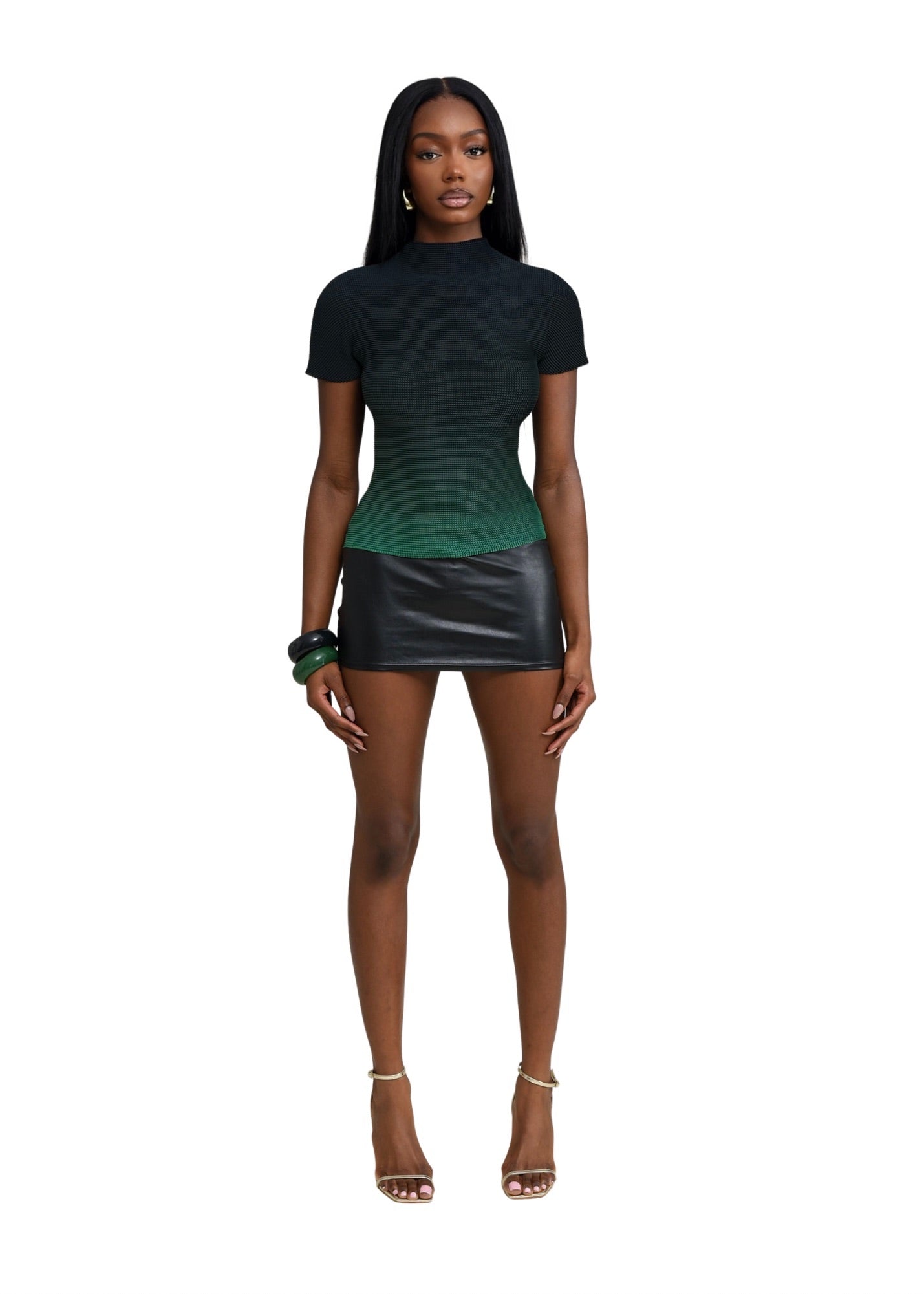 Dark mark long-sleeved top