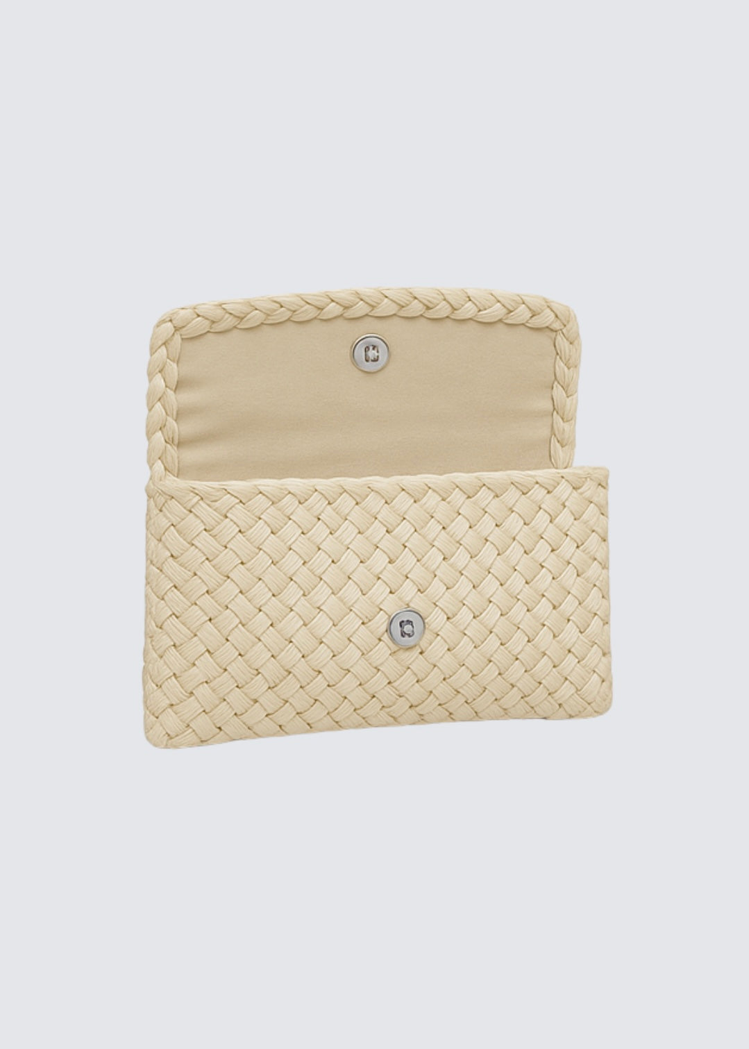 Beige isla clutch