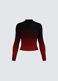 Black widow long-sleeved top