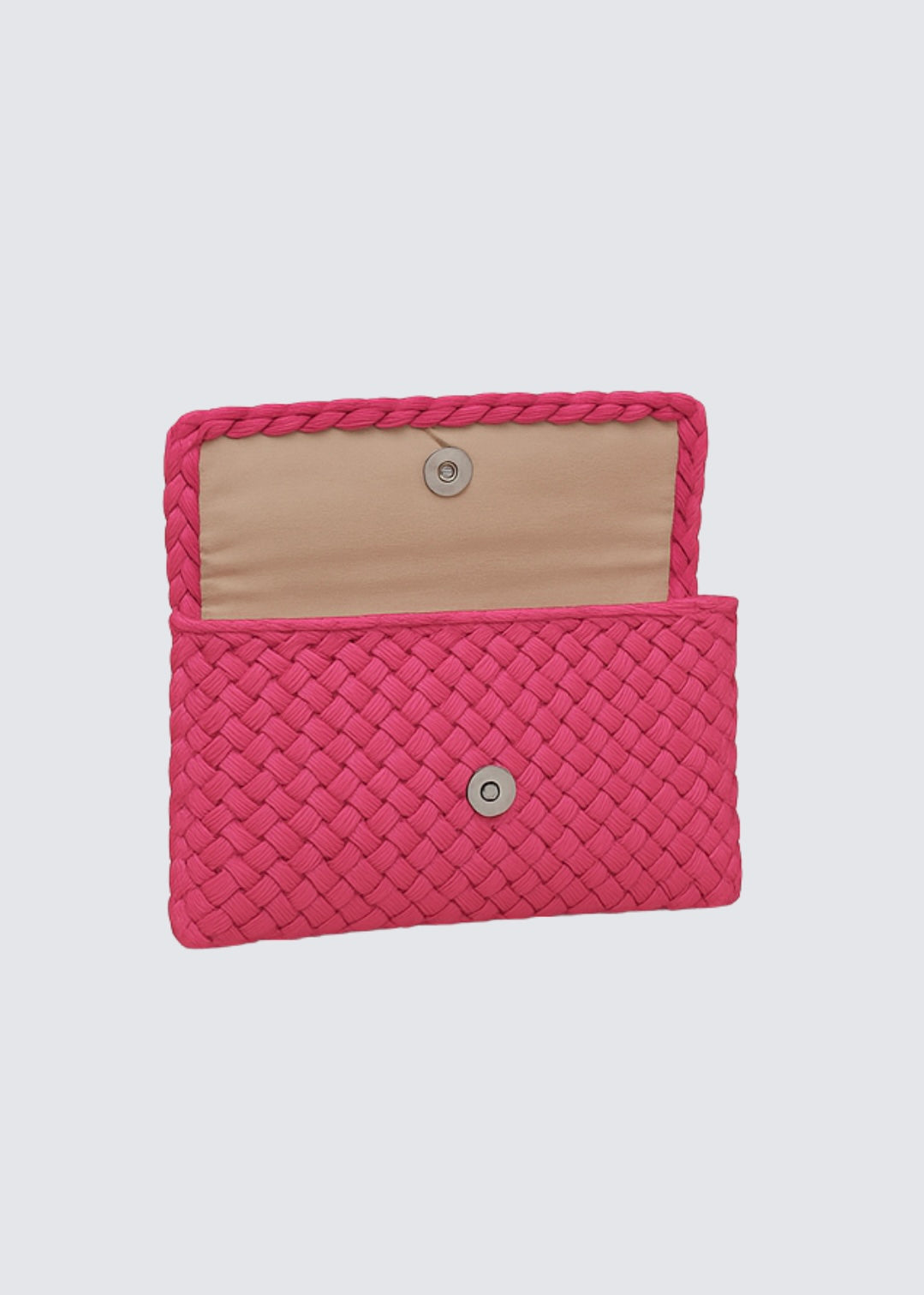 Beige isla clutch