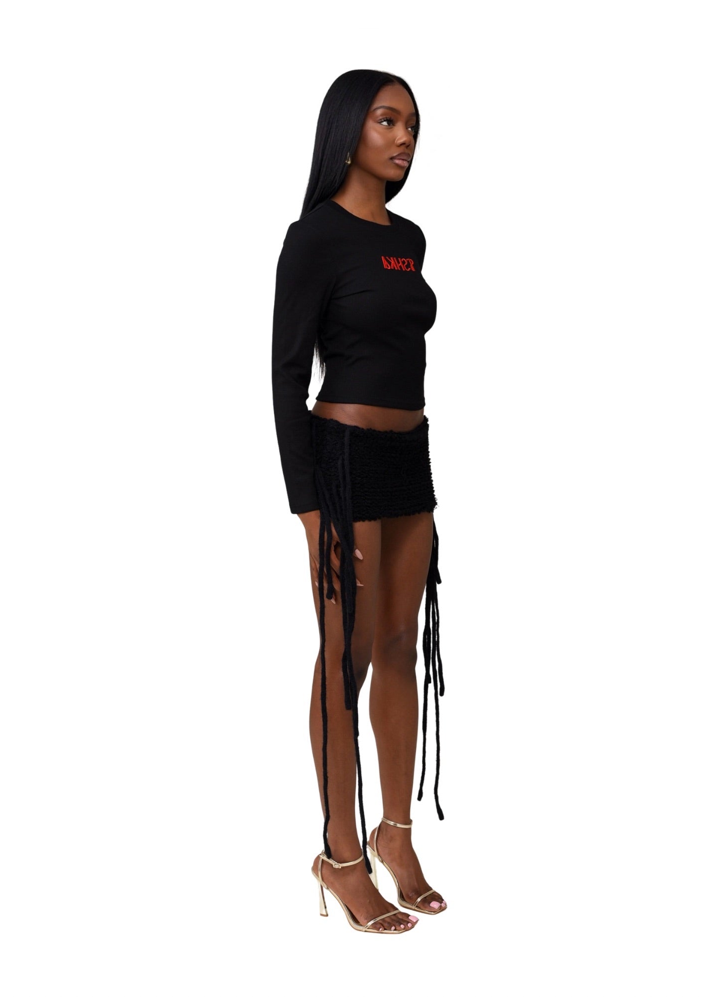 Black & red original top