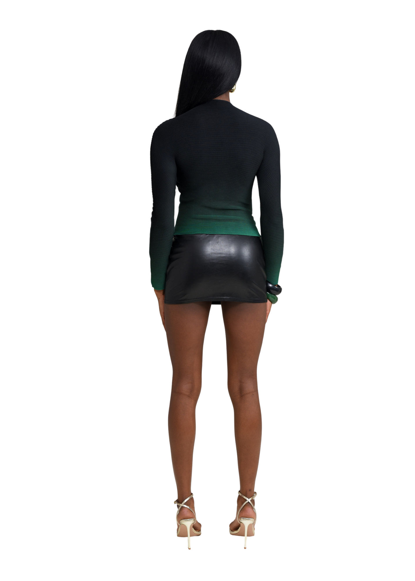 Dark mark long-sleeved top