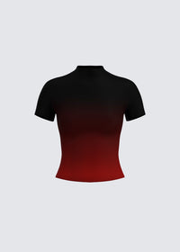 Black widow short-sleeved top