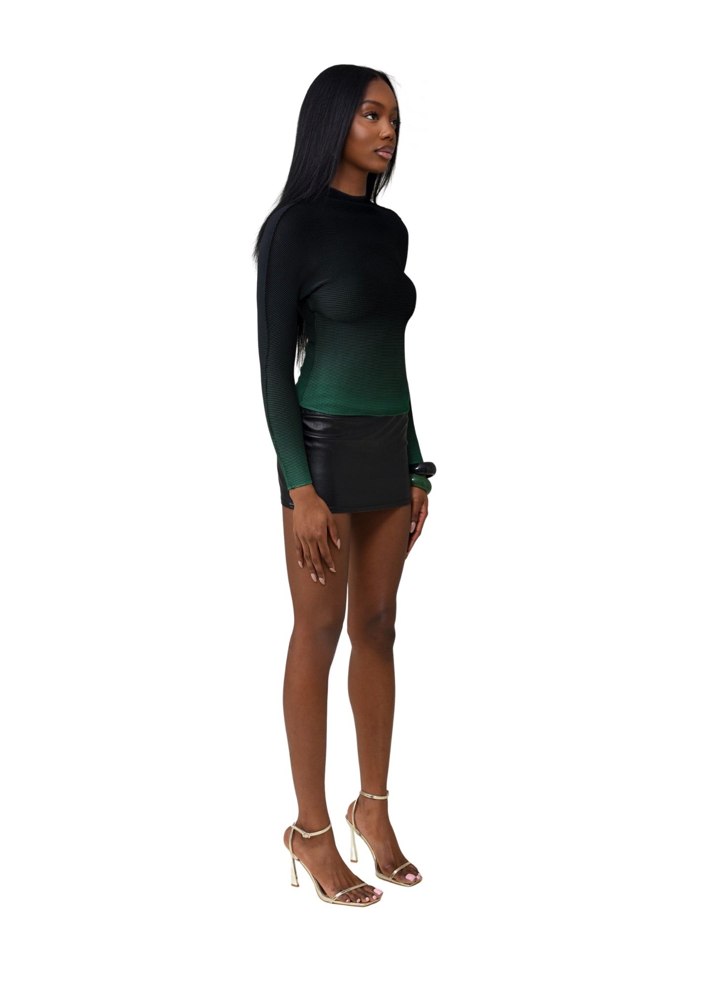 Dark mark long-sleeved top