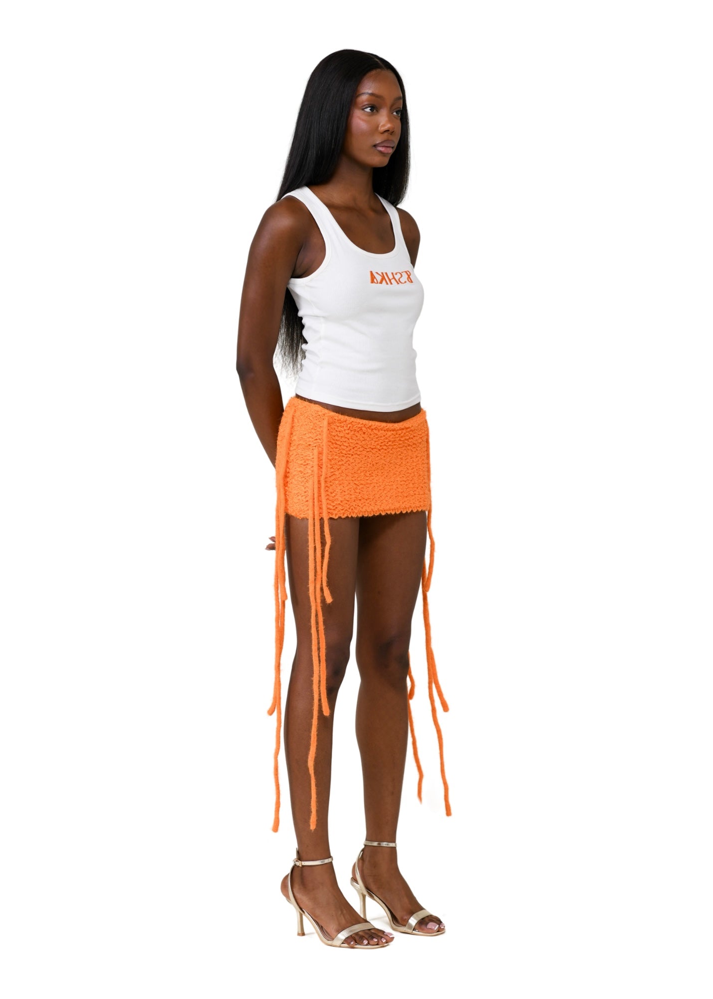 Orange marigold skirt