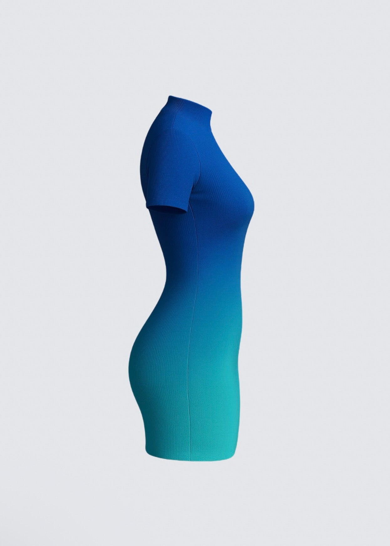 Blue curaçao dress
