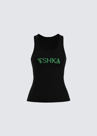 Black & green original vest