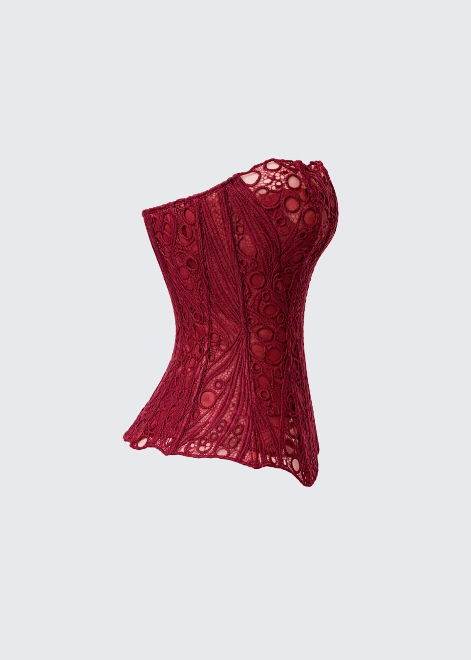 Burgundy Florence corset
