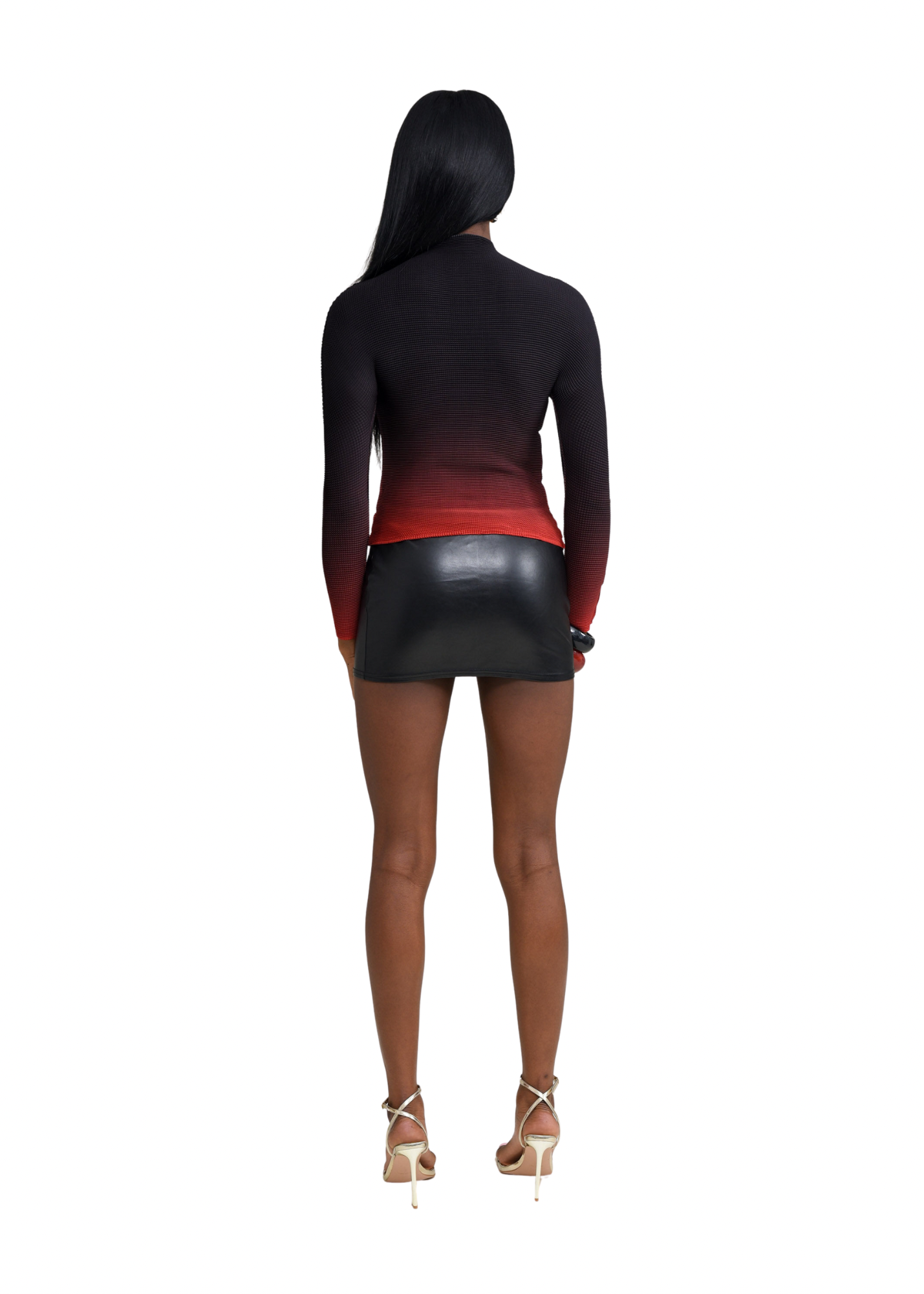 Dark mark long-sleeved top