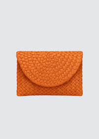 Orange isla clutch