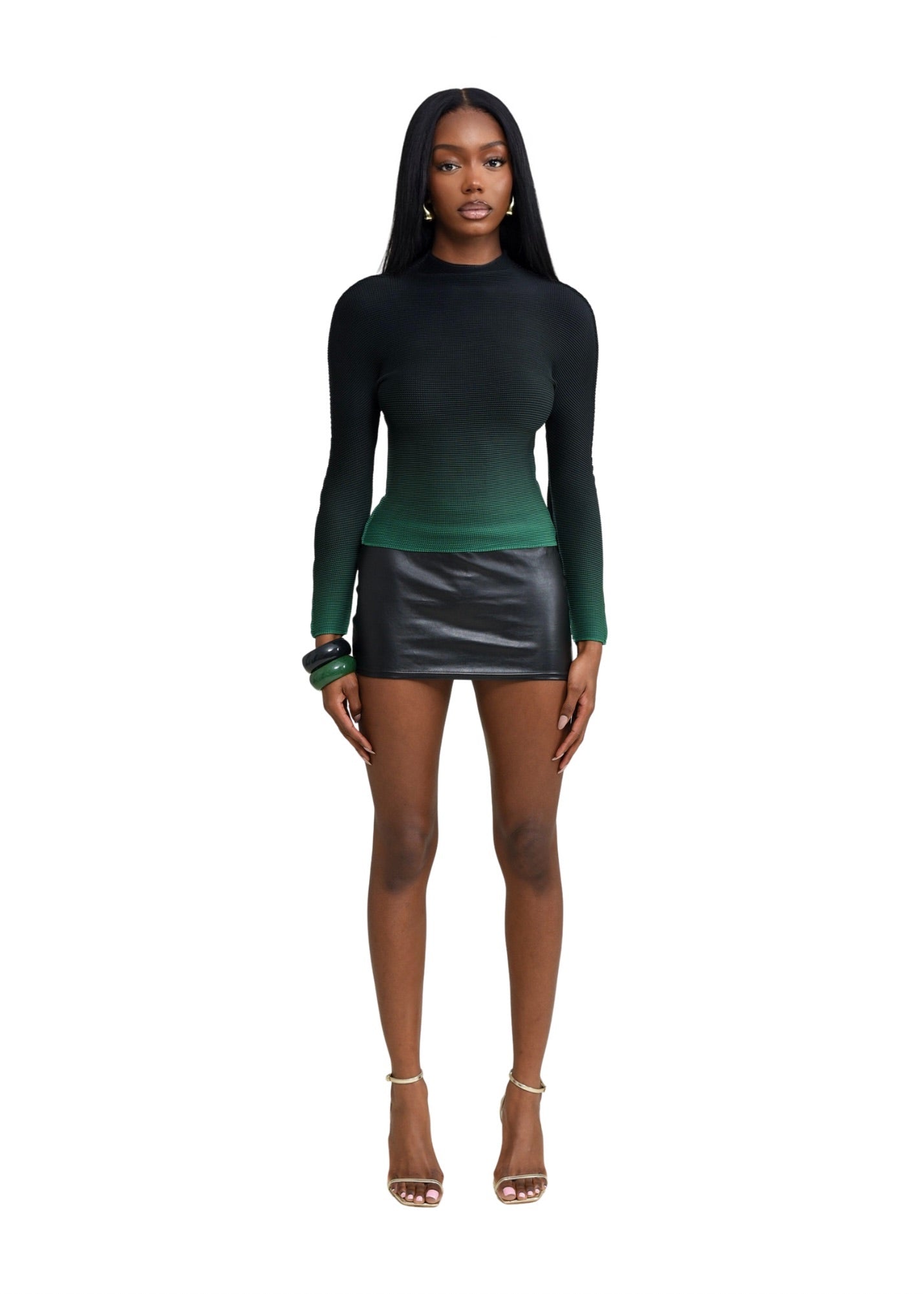Dark mark long-sleeved top