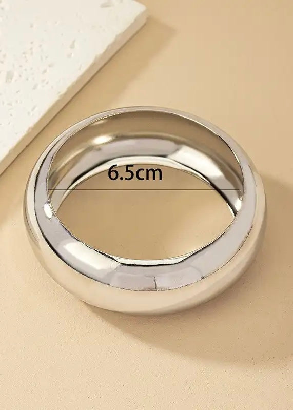 Silver rhya bangle