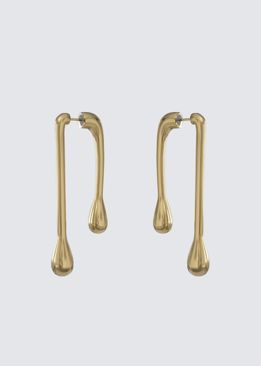 Gold Eclipsia Earrings | Glamour Eclipsia Earrings | TSHKA