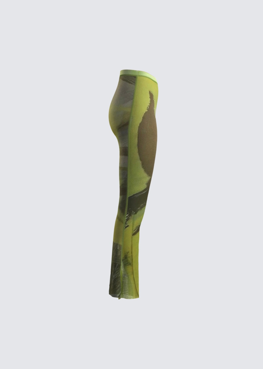 Green Elise Leggings | Polyester Elise Leggings | TSHKA