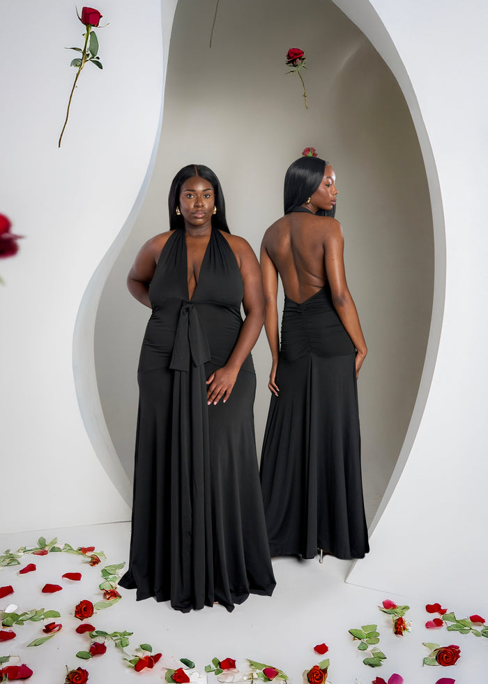 2 women in TSHKA Dresses