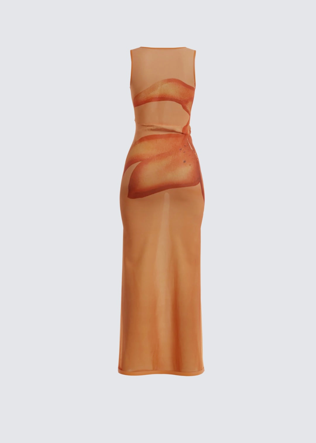 Orange nura dress