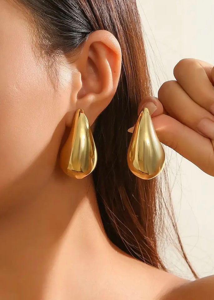 Gold Oshun Earrings | Oshun Earrings Studs | TSHKA