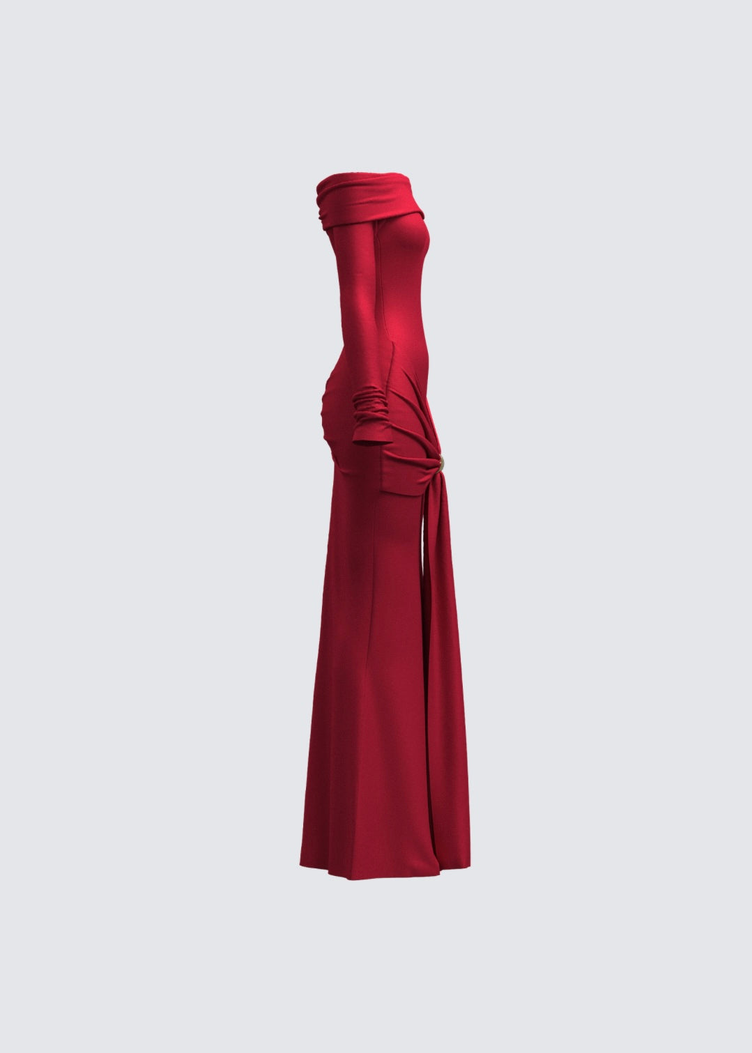 Burgundy laurelle dress