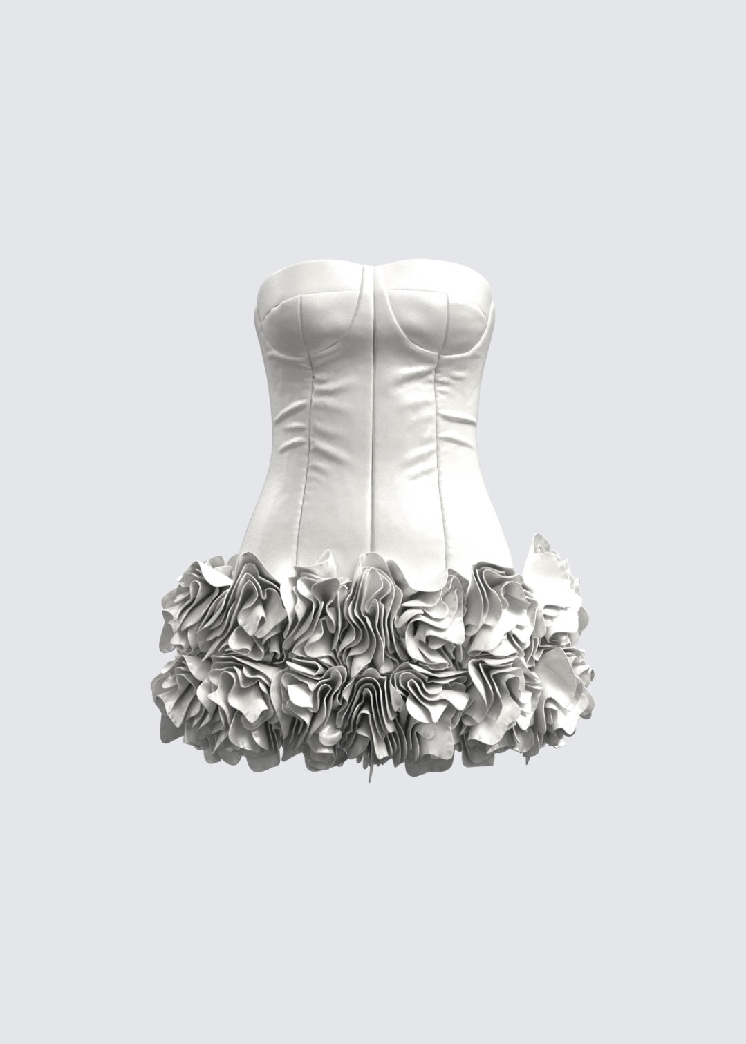 White rosa dress