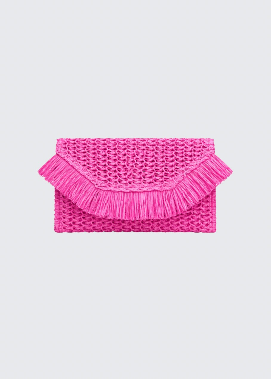 Pink alani clutch