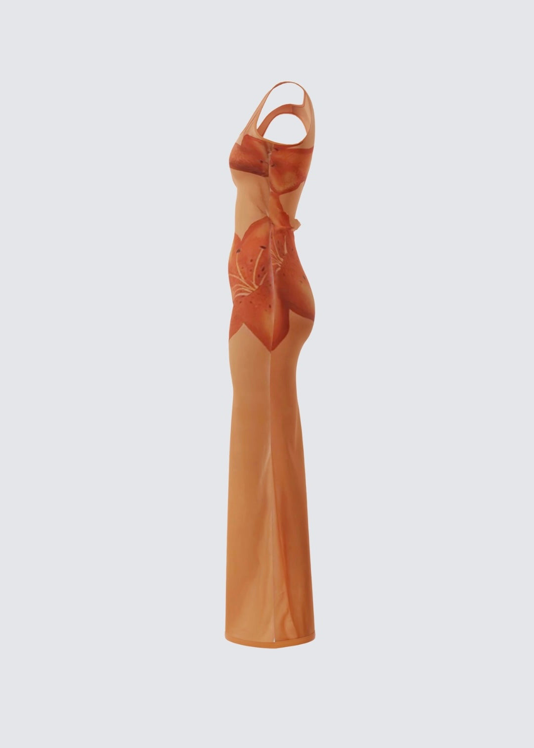 Orange nura dress