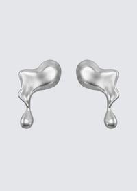 Silver Luna Earrings | Unique Luna Earrings | TSHKA