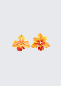 Yellow mila earrings